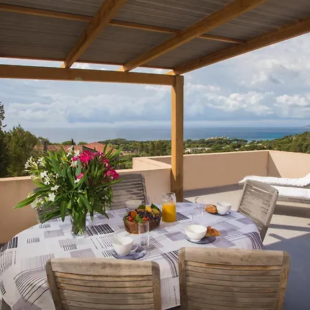 Villa Les Terrasses De Scalegiu Porto Vecchio Exterior foto